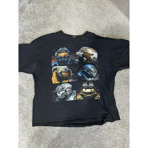 2010 Microsoft HALO 3 Reach PROMO Game T-Shirt Black Size 2XL